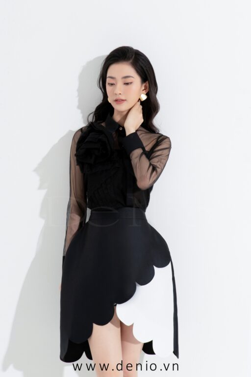 Emilianne Taffeta Skirt