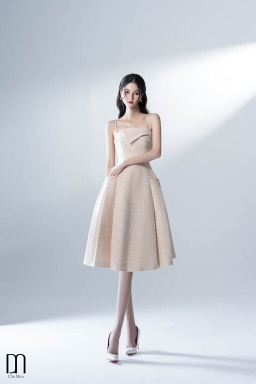 Marguerite Pleated Dress