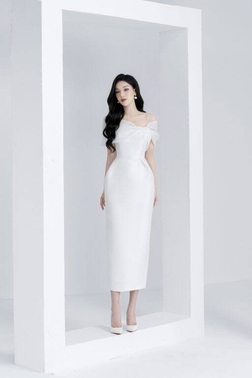 Roselily Off-Shoulder Pencil Dress