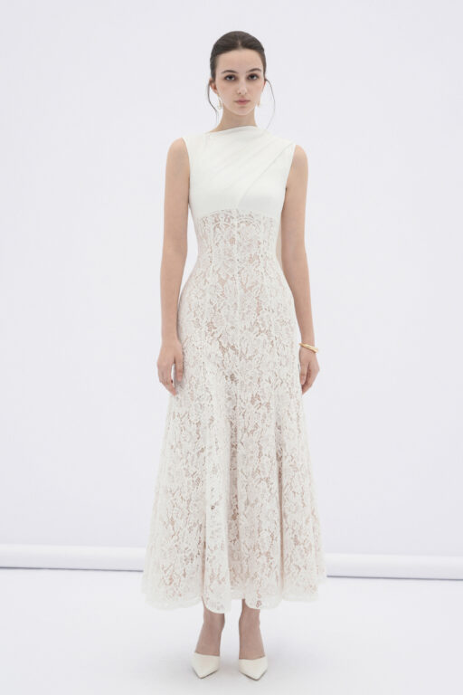 Ivy chiffon jumpsuit with floral shoulder straps DN0766